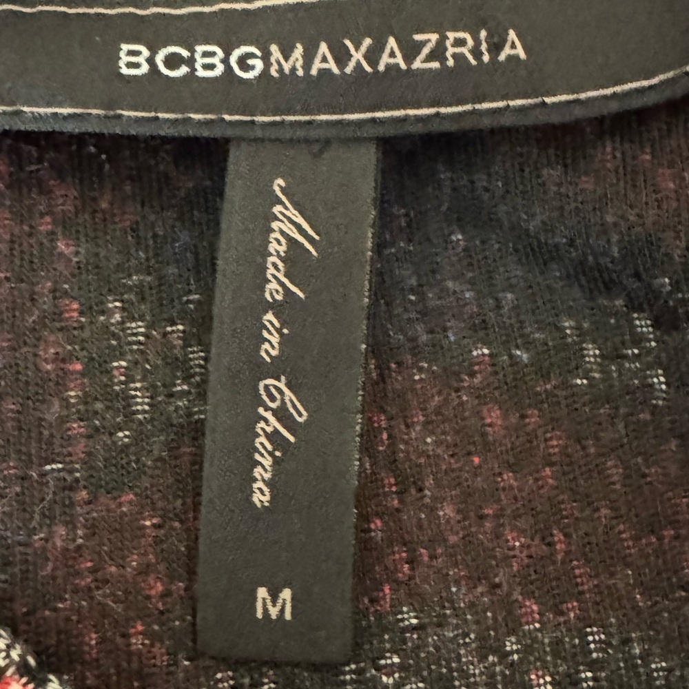 C-127 BCBG MaxAzria Colorful Woven Sleeveless MIDI Dress Size M - Picture 10 of 12